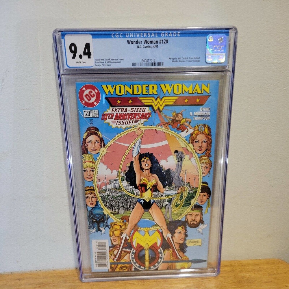 WONDER WOMAN #120 CGC 9.4 White Pages (#1 cover homage) DC Comics 1997